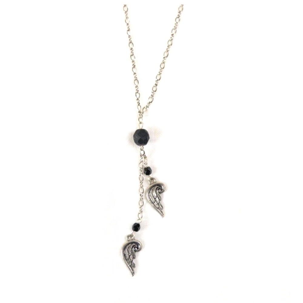 Sterling Silver Angel Wings Necklace